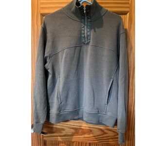 Avia Women’s Quarter-Zip Fleece Pullover - Sage Green, Sz. Large Sweater